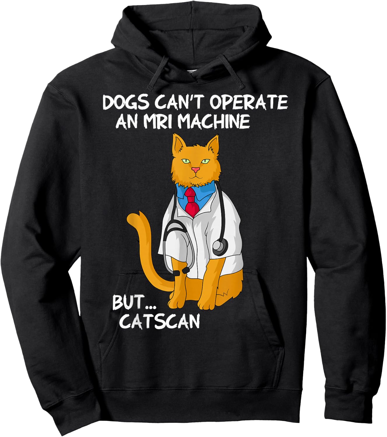 Physician Medicine Doc - Medical Cat Doctor Hoodie - Hoodie | Black