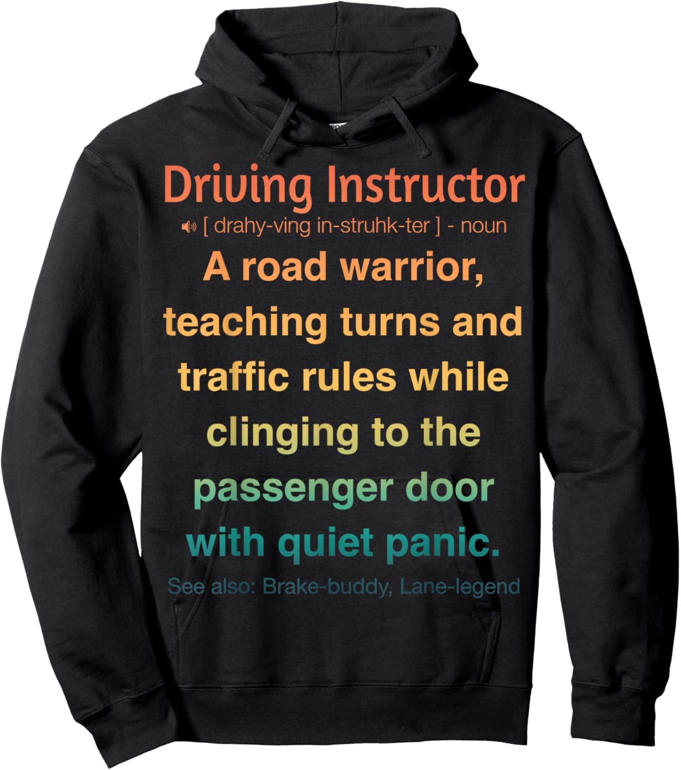 Driving Instructor Hoodie - Hoodie | Black