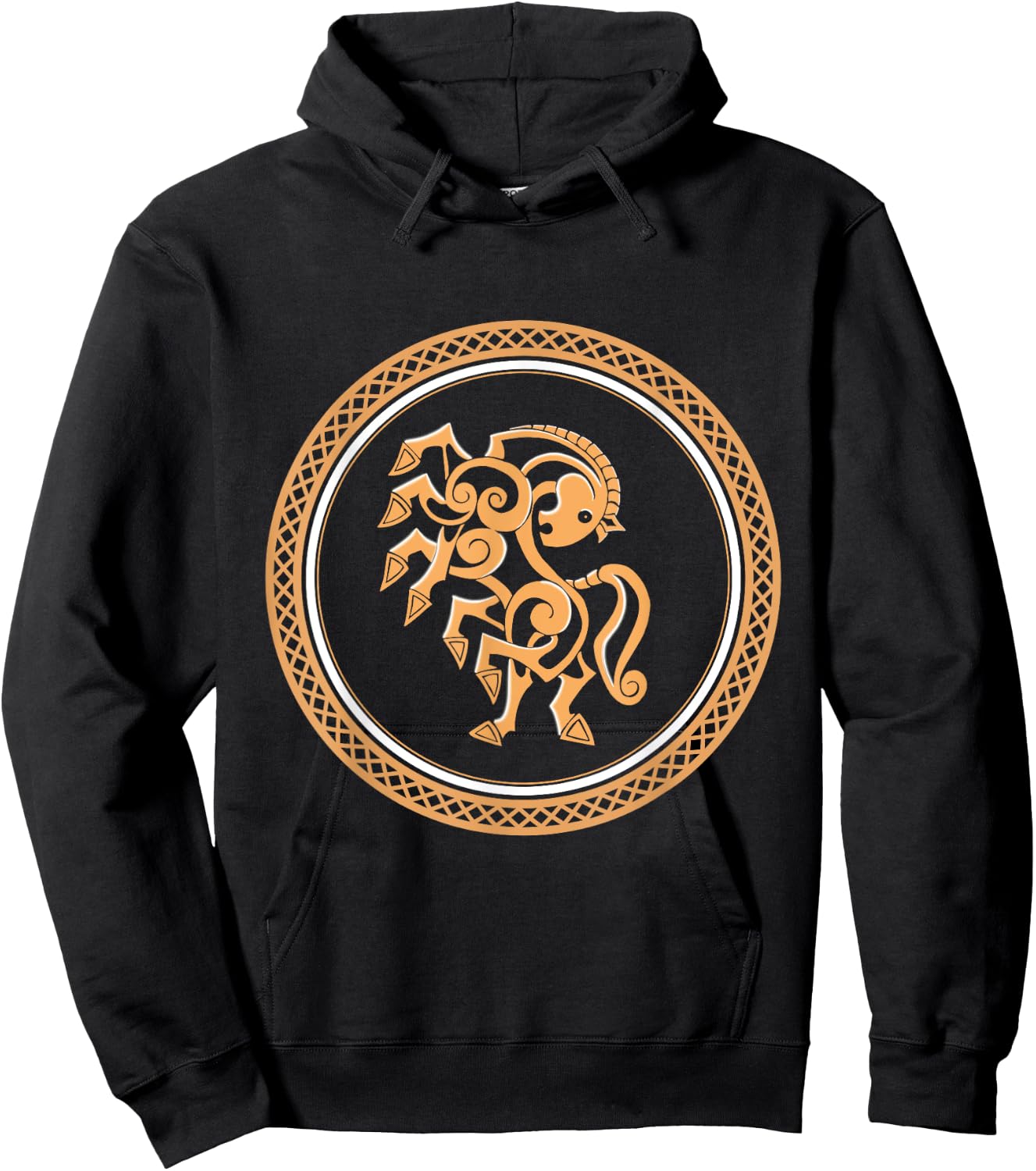 Nordic Mythology Sleipnir Viking Horse Hoodie - Hoodie | Black