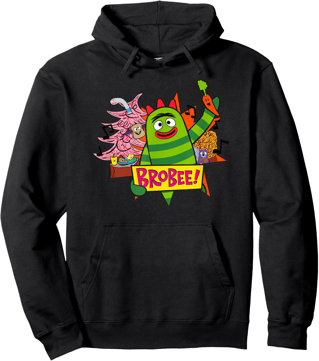 Yo Gabba Gabba - Classic Brobee 01 Hoodie - Hoodie | Black