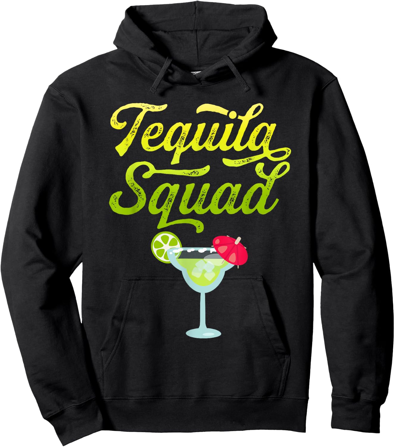 Funny Tequila Squad Novelty Hoodie - Hoodie | Black