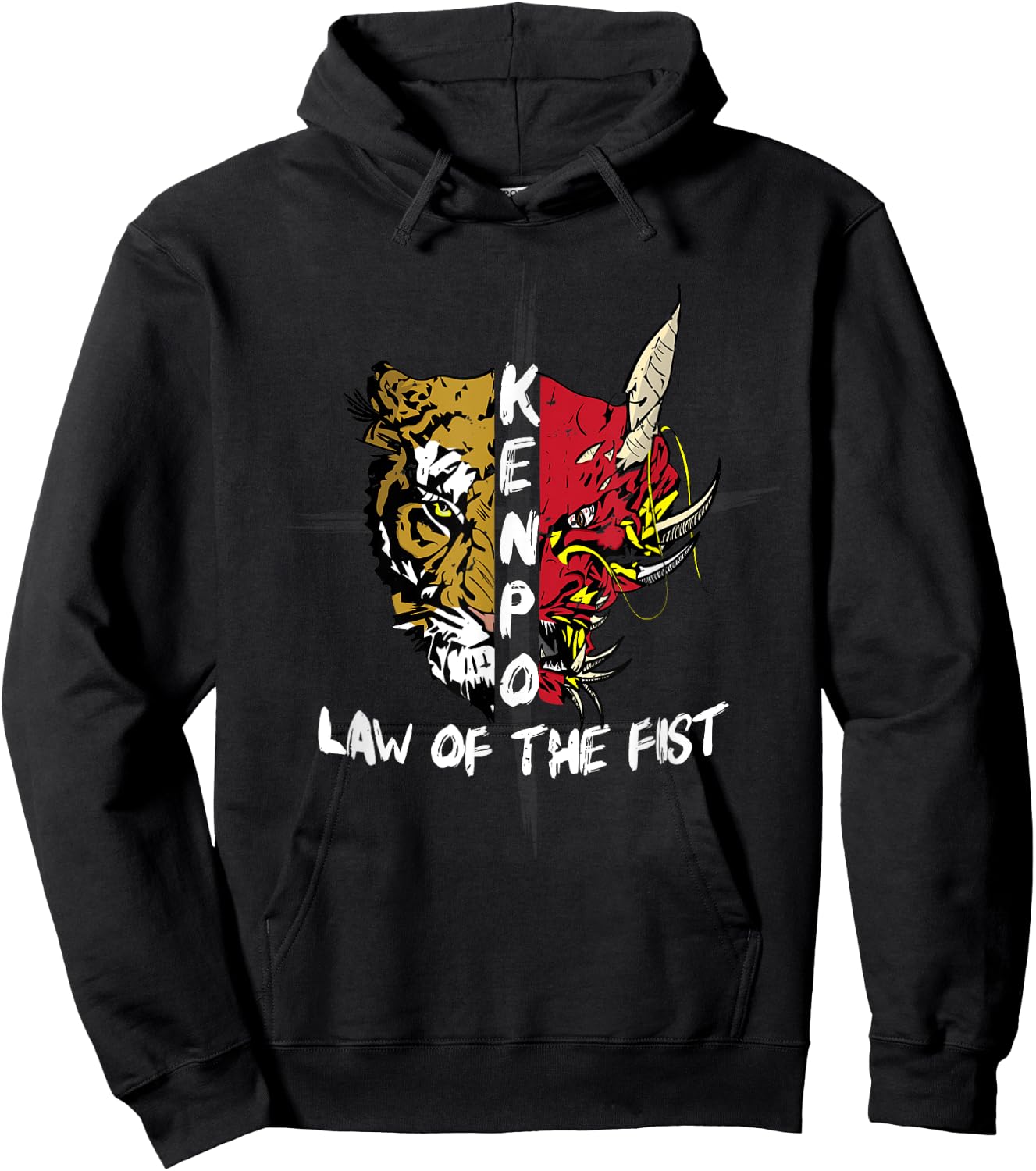 Kenpo Karate Law of the Fist Martial Arts Hoodie - Hoodie | Black