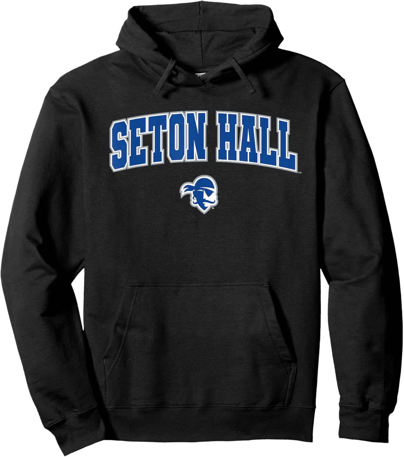 Seton Hall University SHU Pirates Arch Logo Hoodie - Hoodie | Black