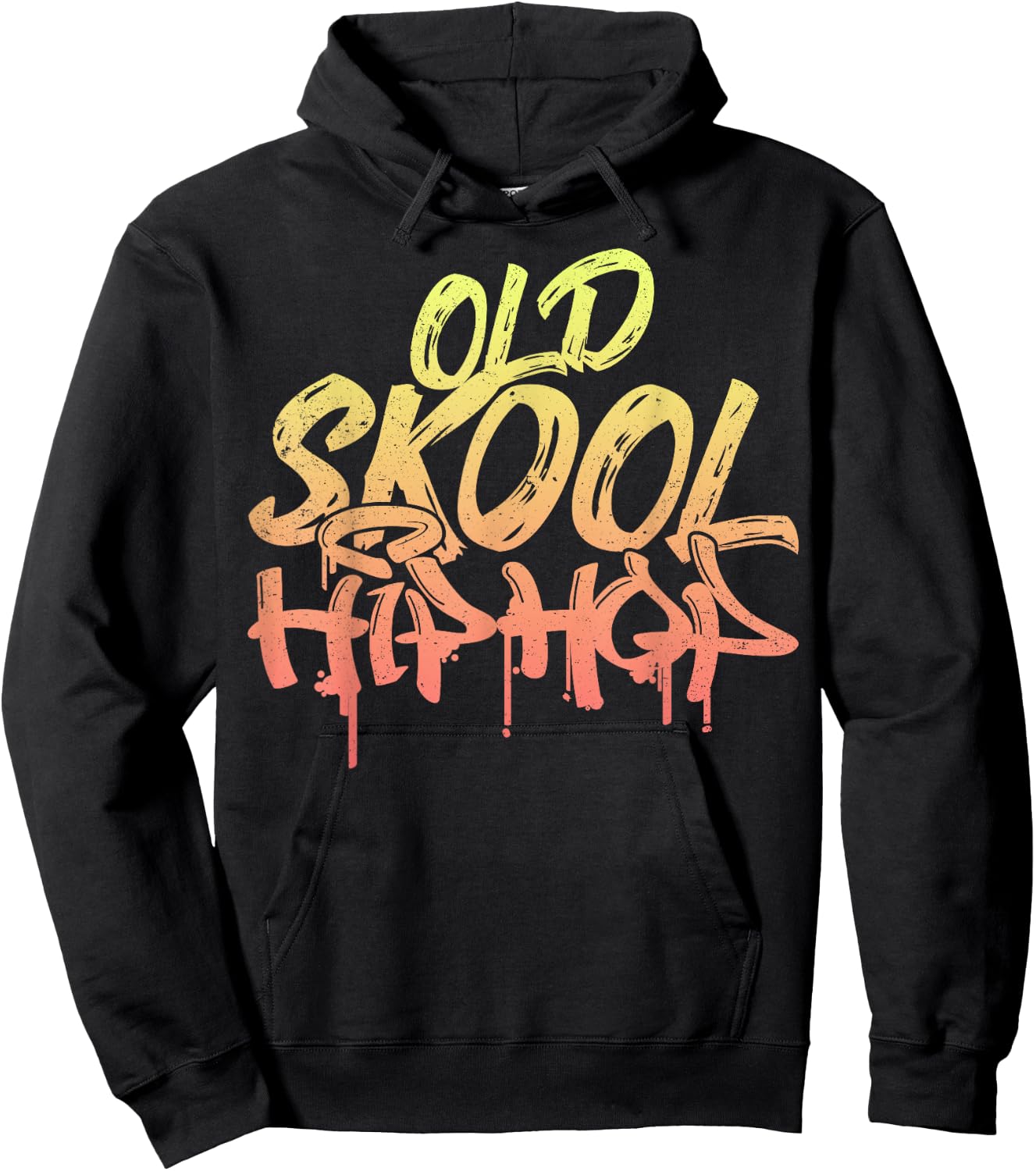 Old Skool Hip Hop - 90s Music Hoodie - Hoodie | Black
