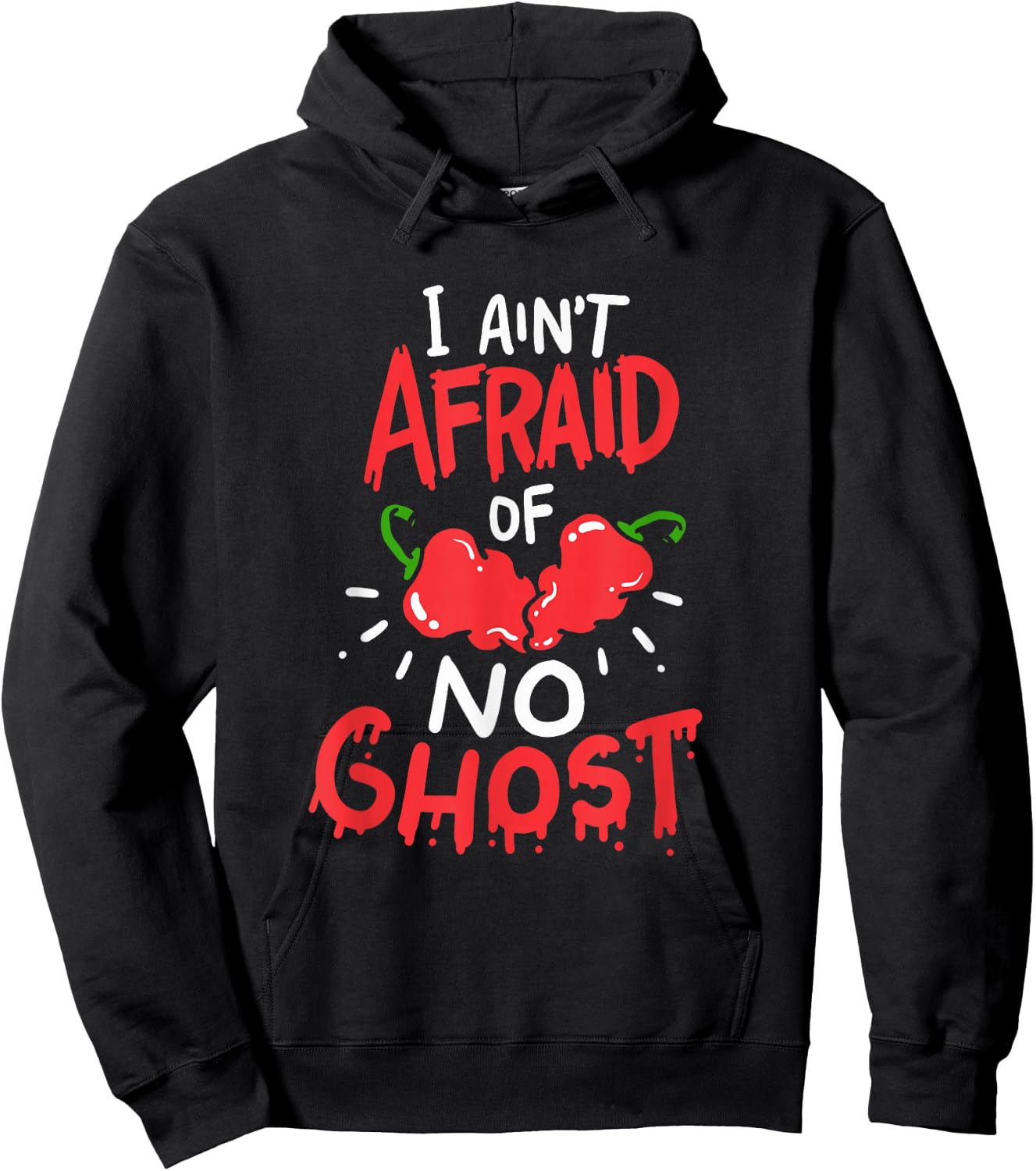 Ghost Pepper food, Hot food Kiva, Bhut Jolokia Hoodie - Hoodie | Black