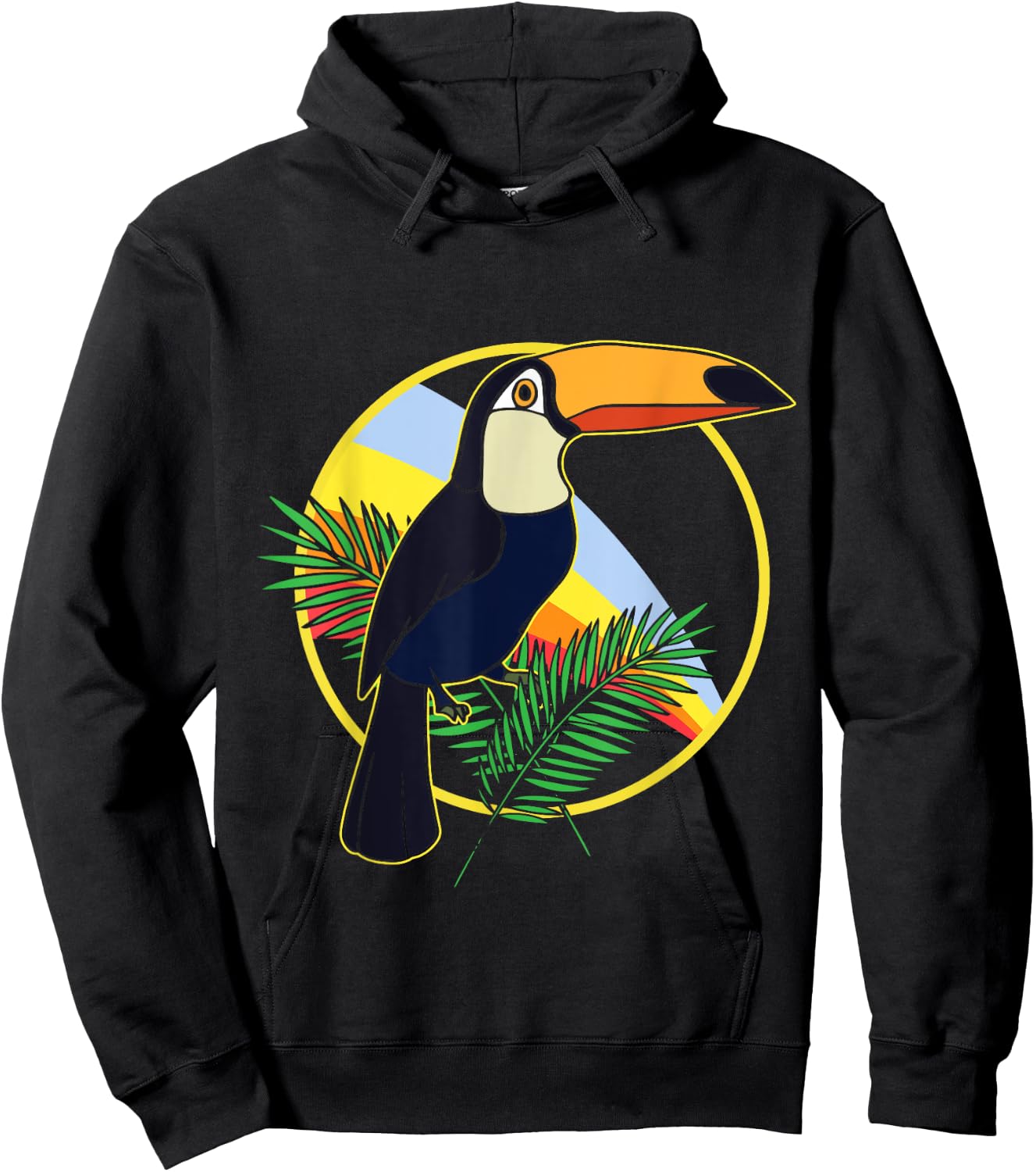 Summer Gift Tropic Toucan Hoodie - Hoodie | Black