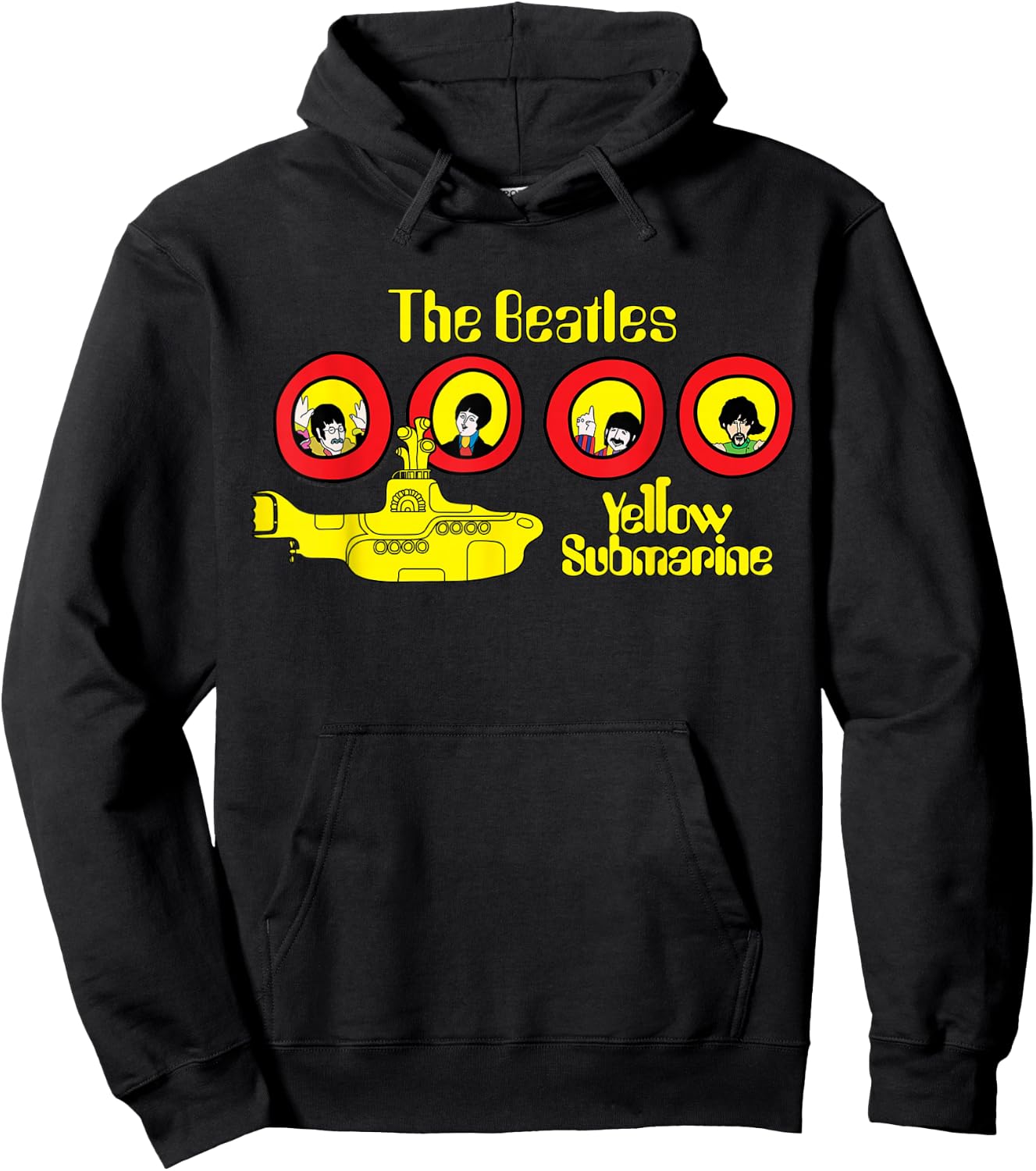 The Beatles Yellow Submarine Windows Hoodie - Hoodie | Black