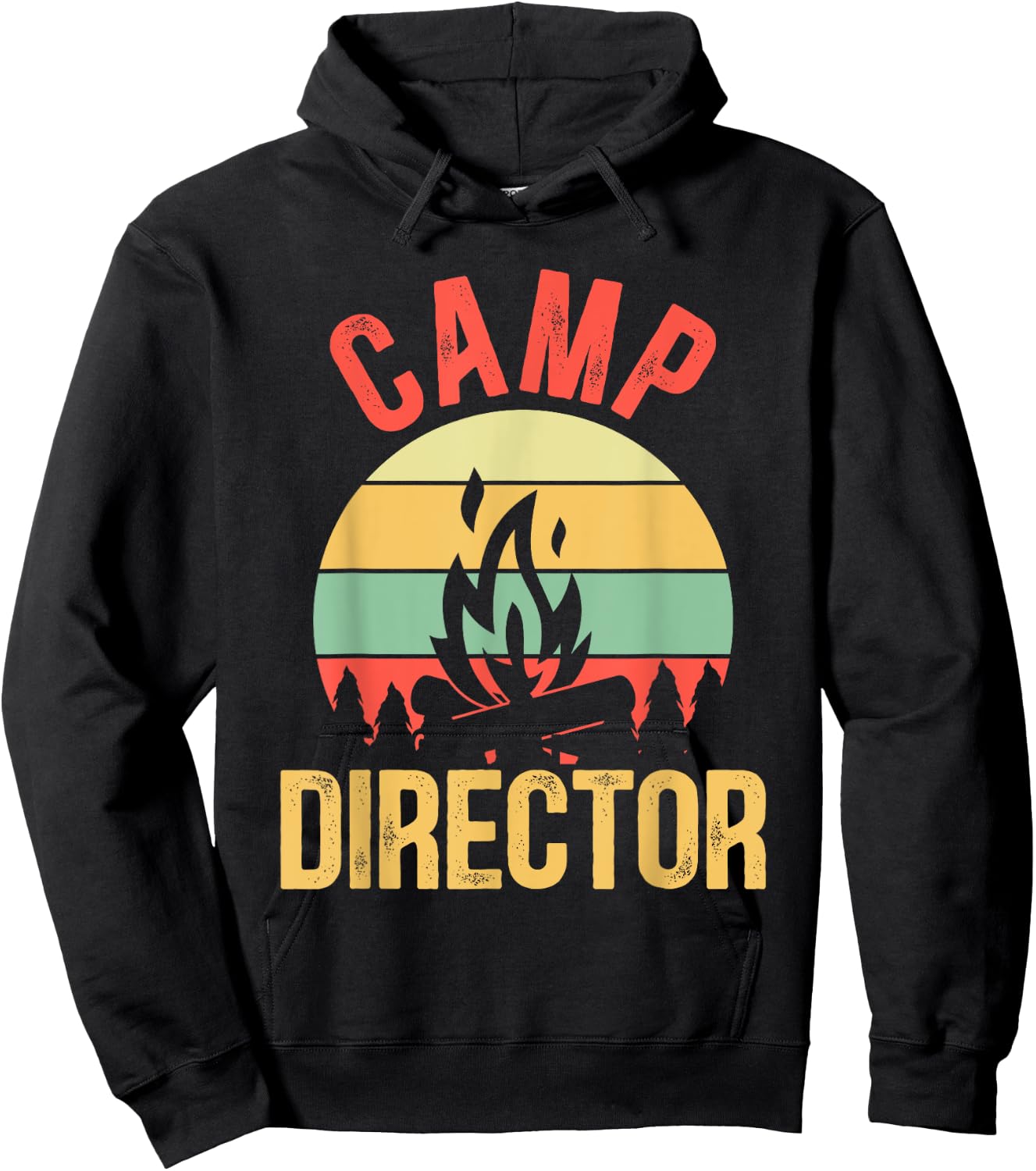 Summer Camp Director Counselor Camper Men Women Hoodie - Hoodie | Black