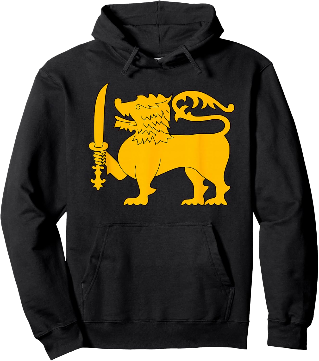 Sri Lanka Lion Flag - Sinha Flag Hoodie - Hoodie | Black
