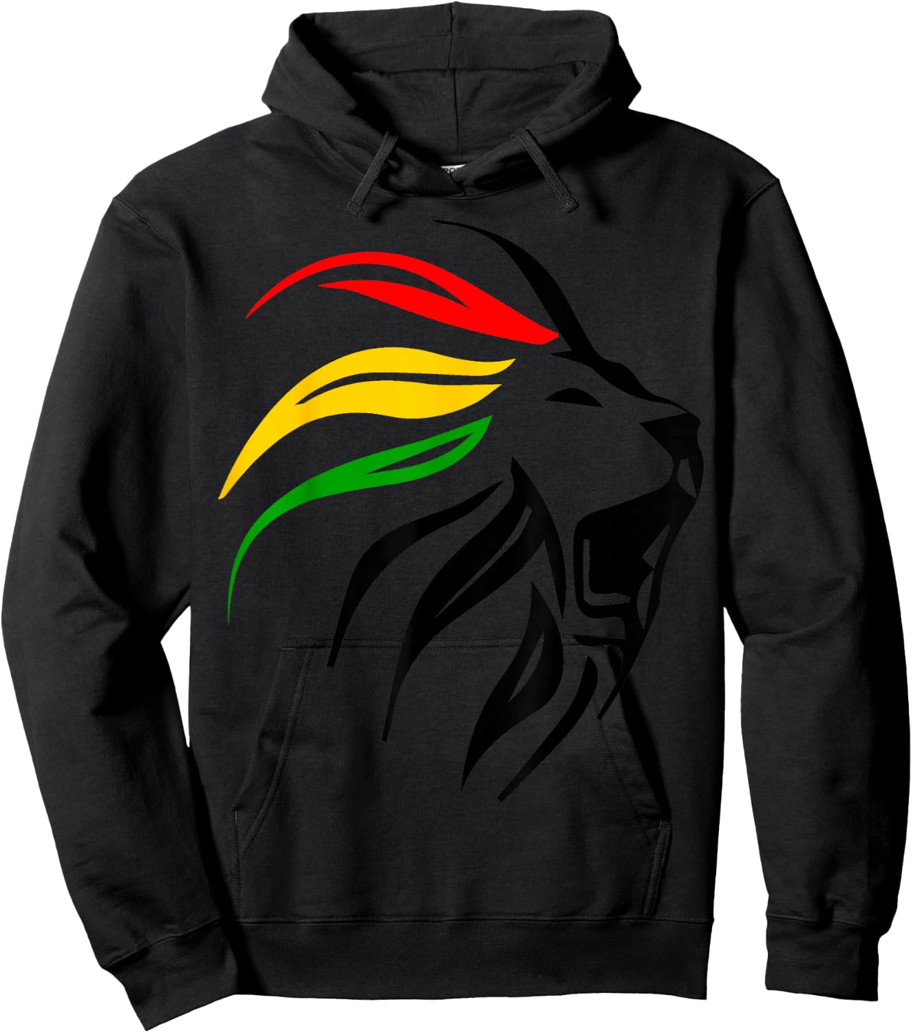 Rasta Lion Rastafari Colours Gift Reggae Lover Hoodie - Hoodie | Black