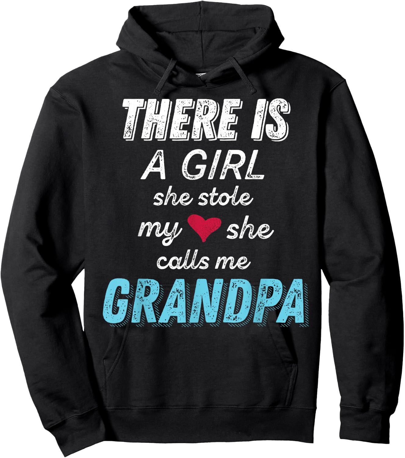Father's Day Gifts for Grandpa from Granddaughter Hoodie - Hoodie | Black