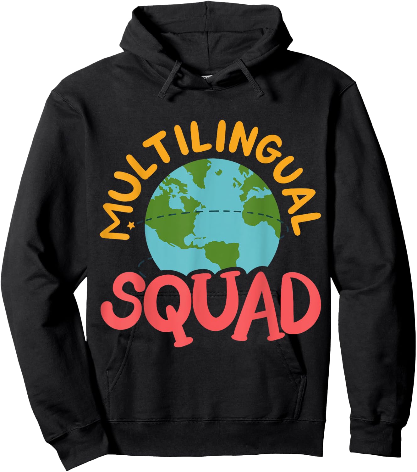 Multilingual Squad Hoodie - Hoodie | Black