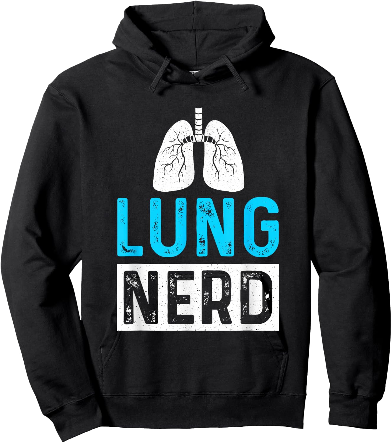 SHIRTSIDE Respiratory Therapist RT Gifts - Men's Black Cotton - Short Sleeve - Small - Fun Respiratory Therapist Design Hoodie - Hoodie | Black