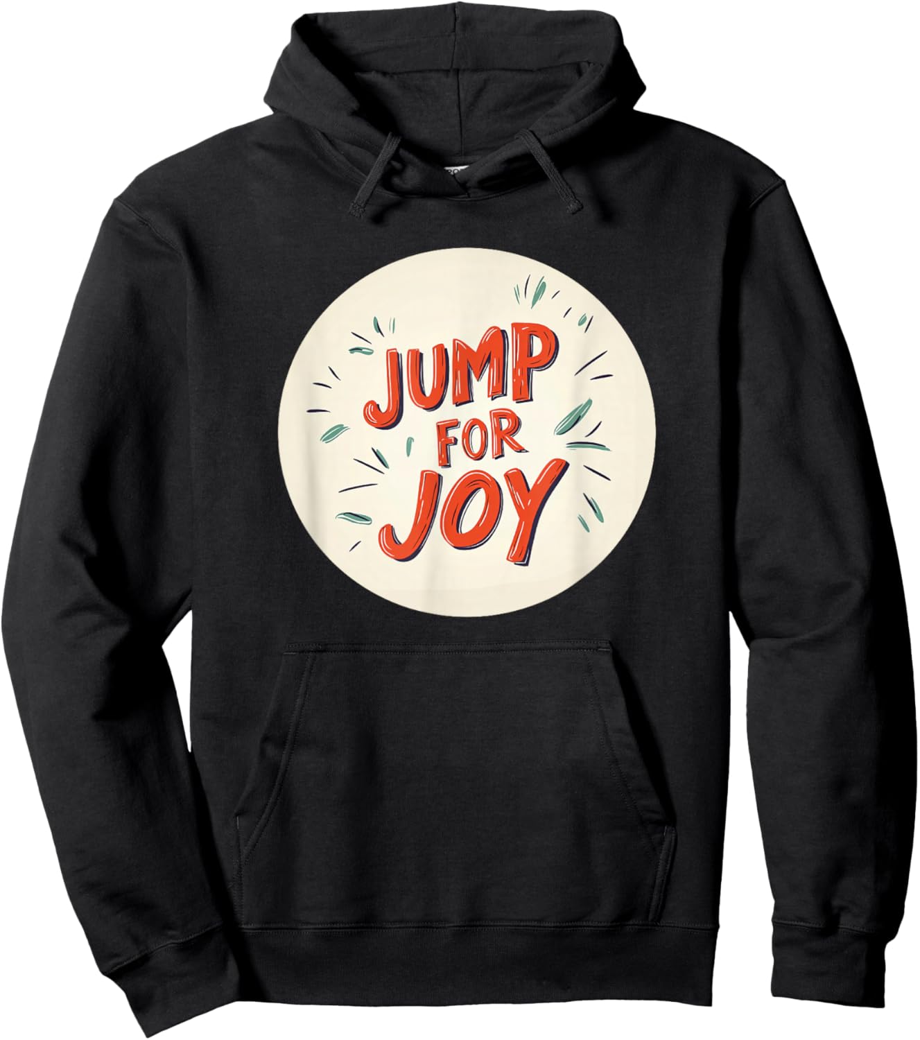 Nice Jump for Joy Statement Costume Hoodie - Hoodie | Black
