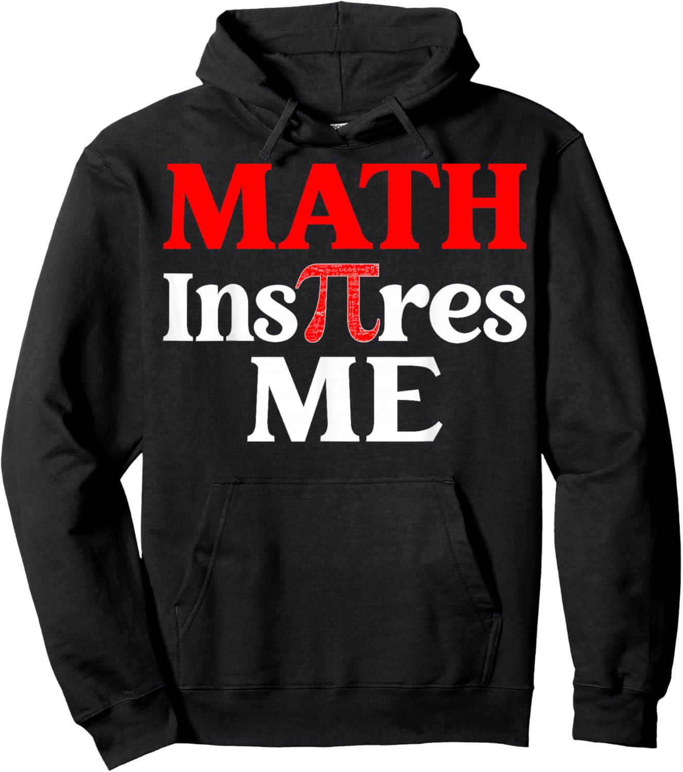 Math Inspires Me - 3.14 Mathematics Pi Day Hoodie - Hoodie | Black