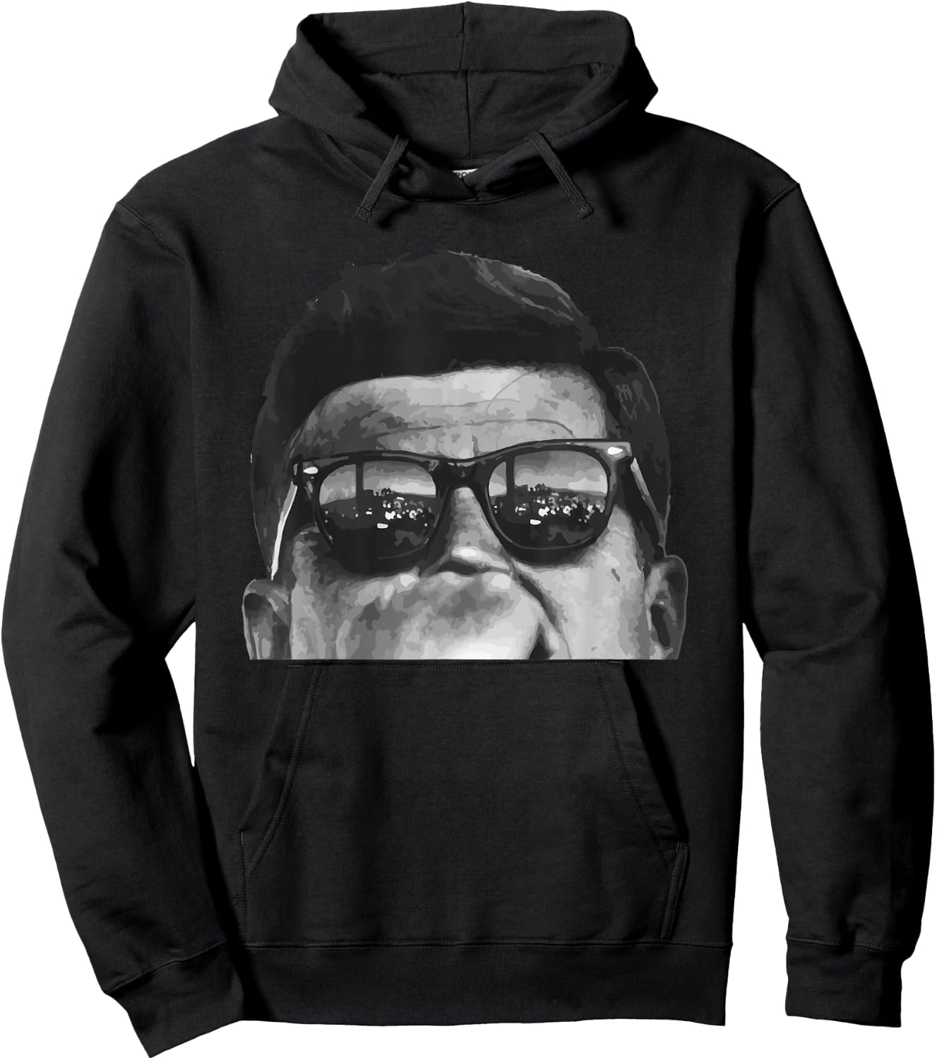 JFK John F Kennedy Wearing Sunglasses Hoodie - Hoodie | Black