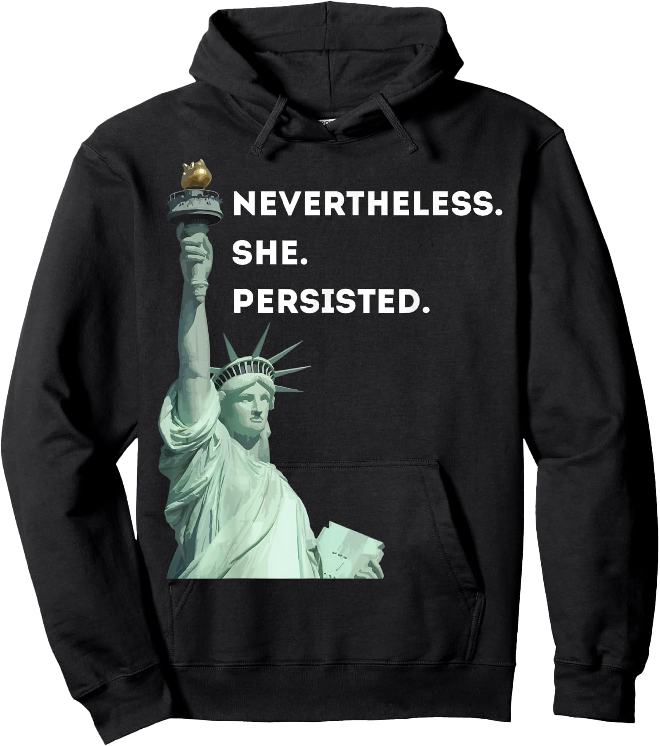 Nevertheless She Persisted Hoodie - Hoodie | Black