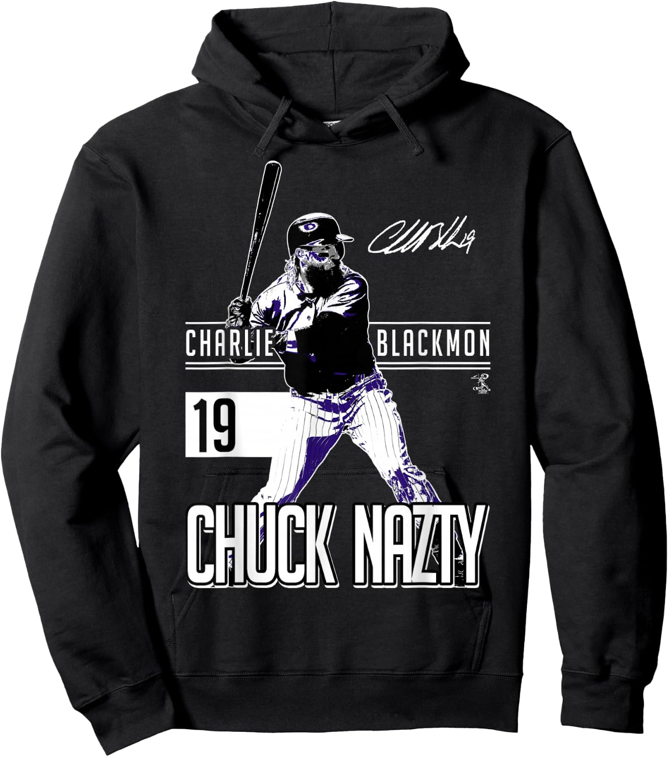 Charlie Blackmon - Apparel Hoodie - Hoodie | Black