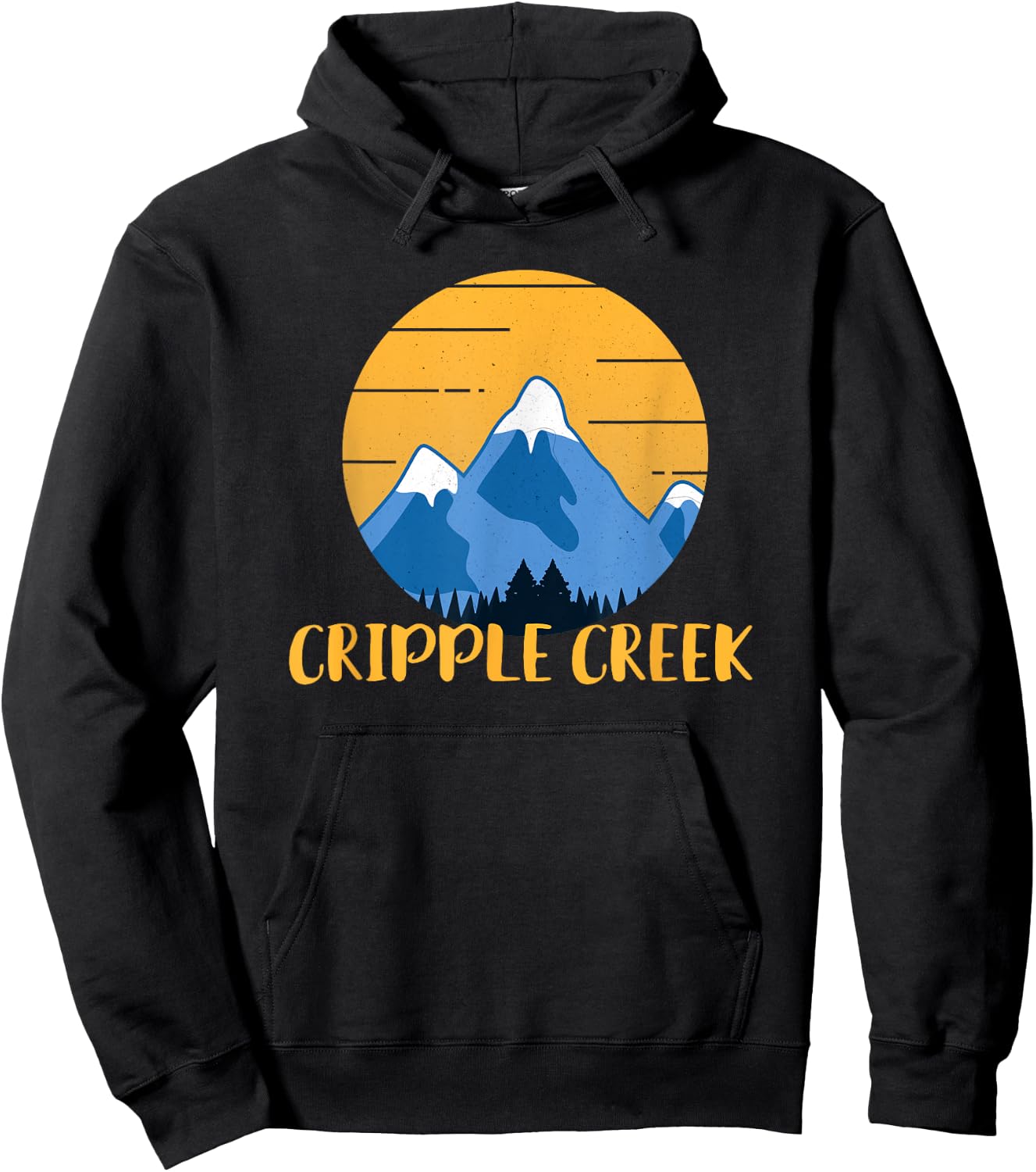 Cripple Creek Colorado Hiking Mountains Hoodie - Hoodie | Black