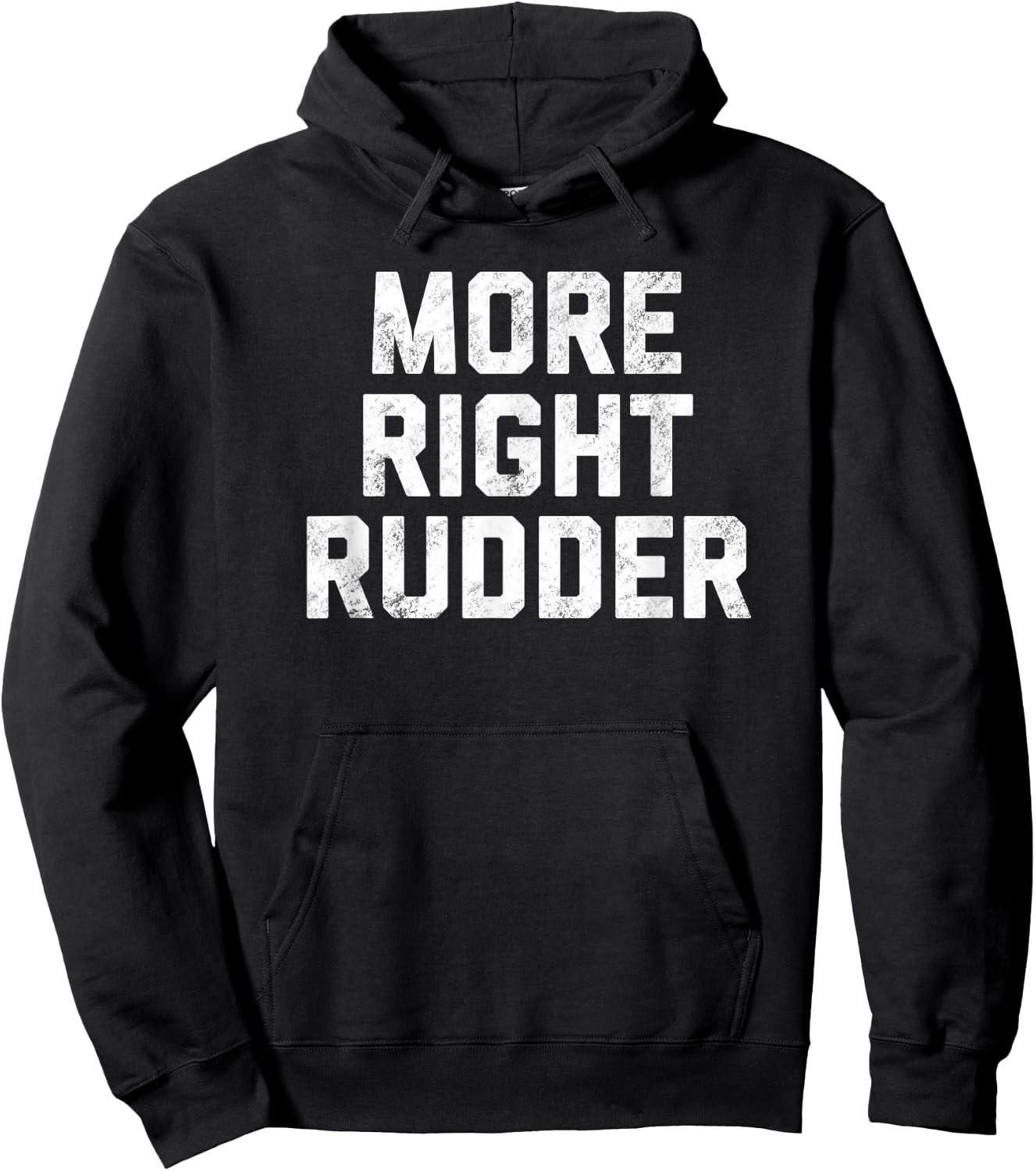 Funny CFI Flight Instructor Gift More Right Rudder Hoodie - Hoodie | Black