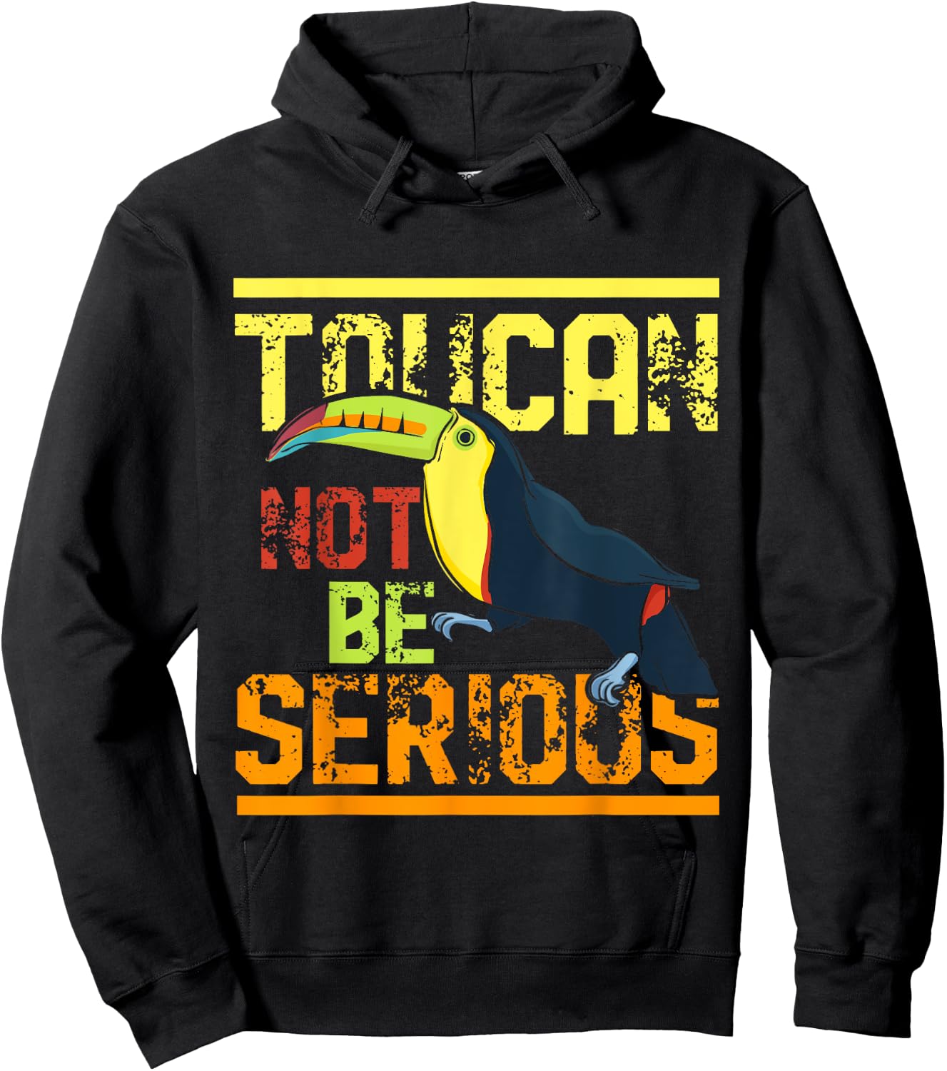 Funny Animal Gift Tropic Birds Toucan Hoodie - Hoodie | Black