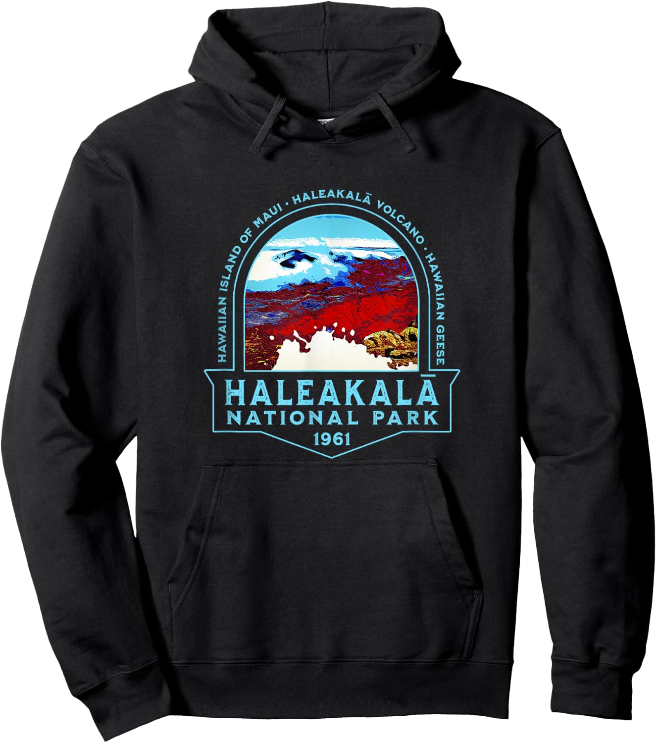 Haleakala National Park Maui Hawaii Volcano Hiking Hoodie - Hoodie | Black