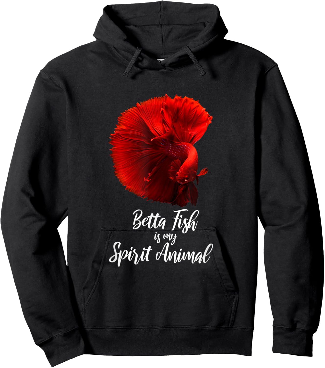 Betta Fish is my Spirit Animal Betta Fish Shirts Hoodie - Hoodie | Black