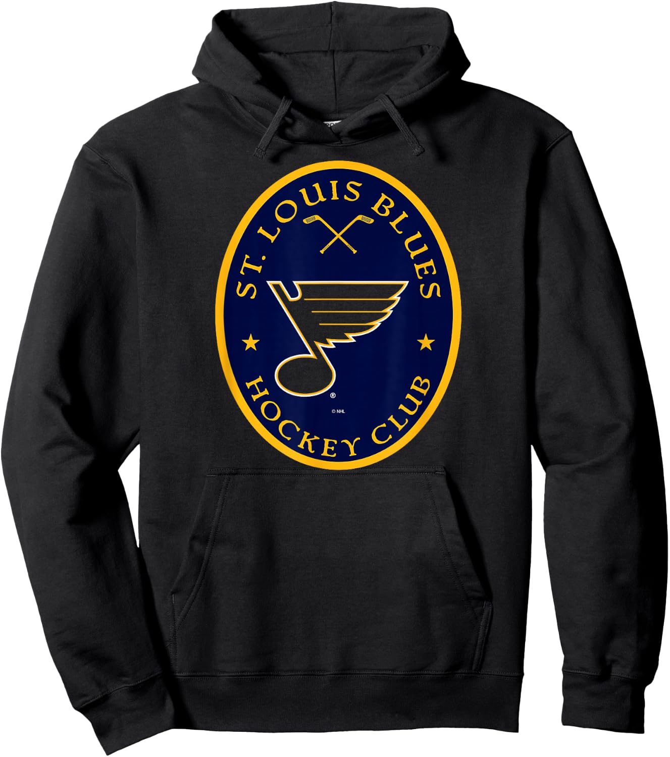 St. Louis Blues Iconic Royal Officially Licensed Hoodie - Hoodie | Black