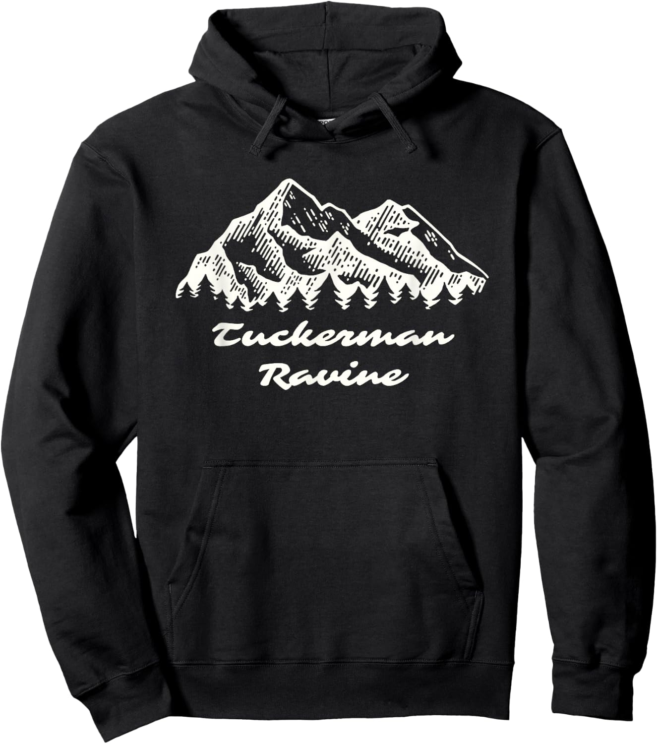 Tuckerman Ravine Ski/Snowboard Vacation Hoodie - Hoodie | Black