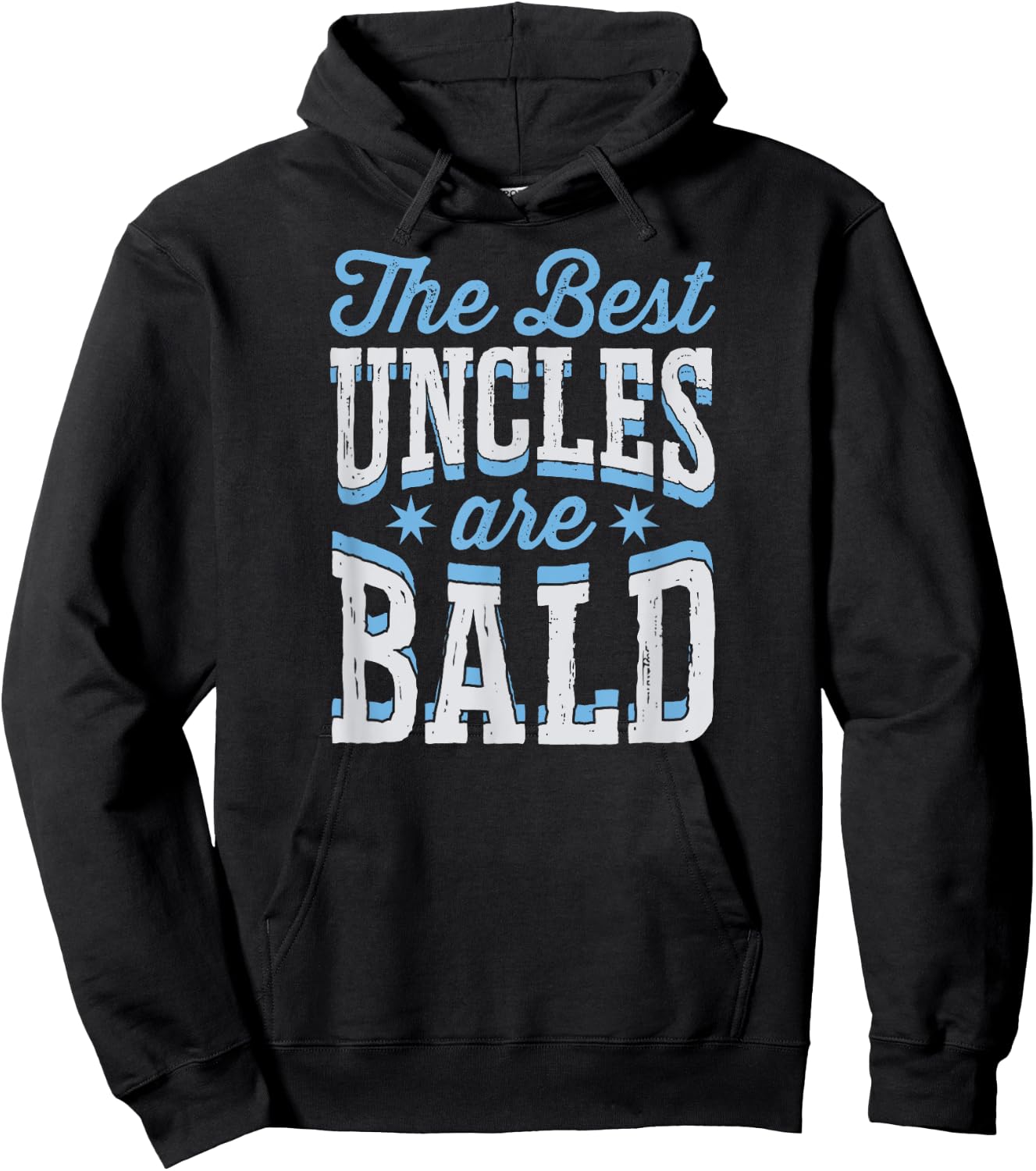 The Best Uncles Are Bald Proud Bald Uncle Hoodie - Hoodie | Black