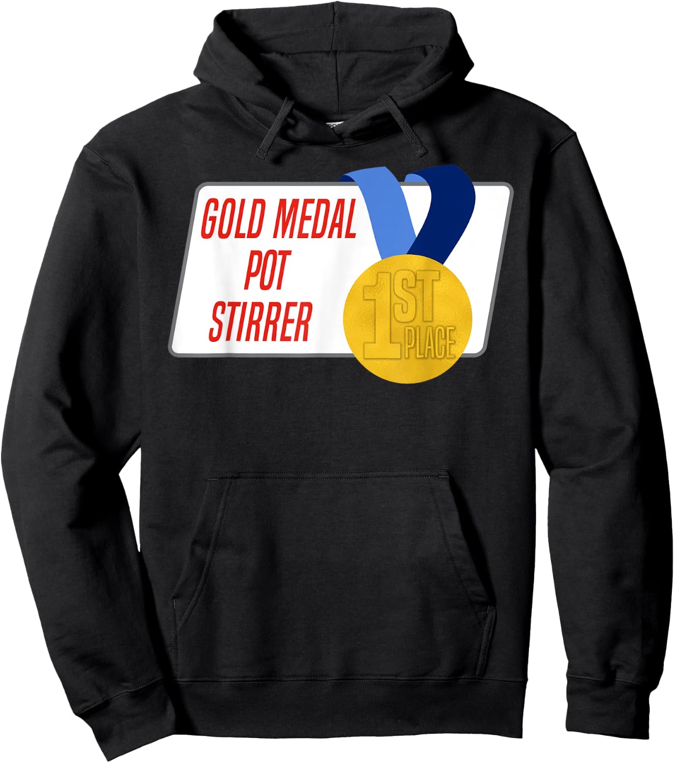Gold Medal Pot Stirrer Novelty Award Shirt Hoodie - Hoodie | Black
