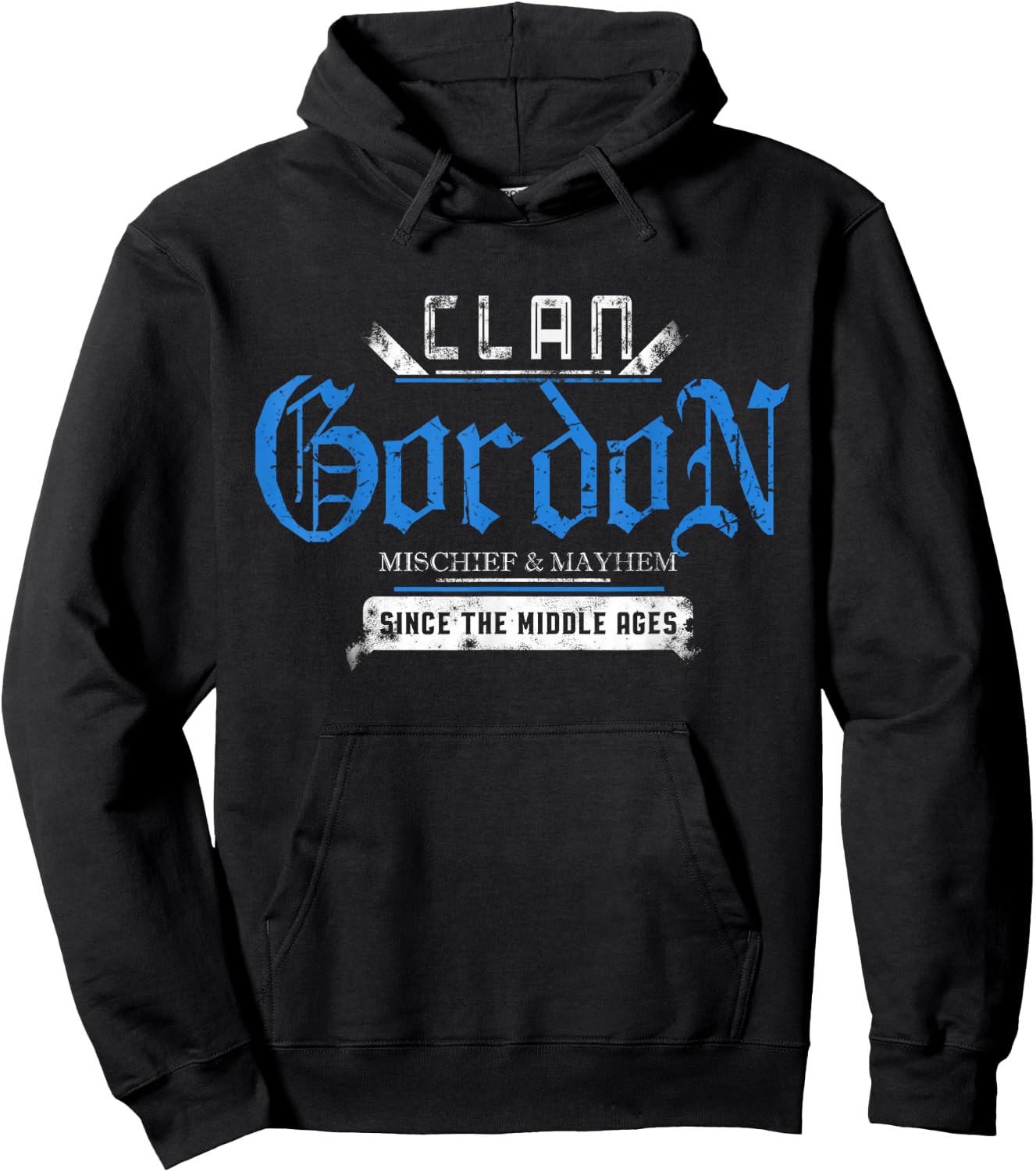 Clan Gordon - Mischief and Mayhem Since The Middle Ages Hoodie - Hoodie | Black