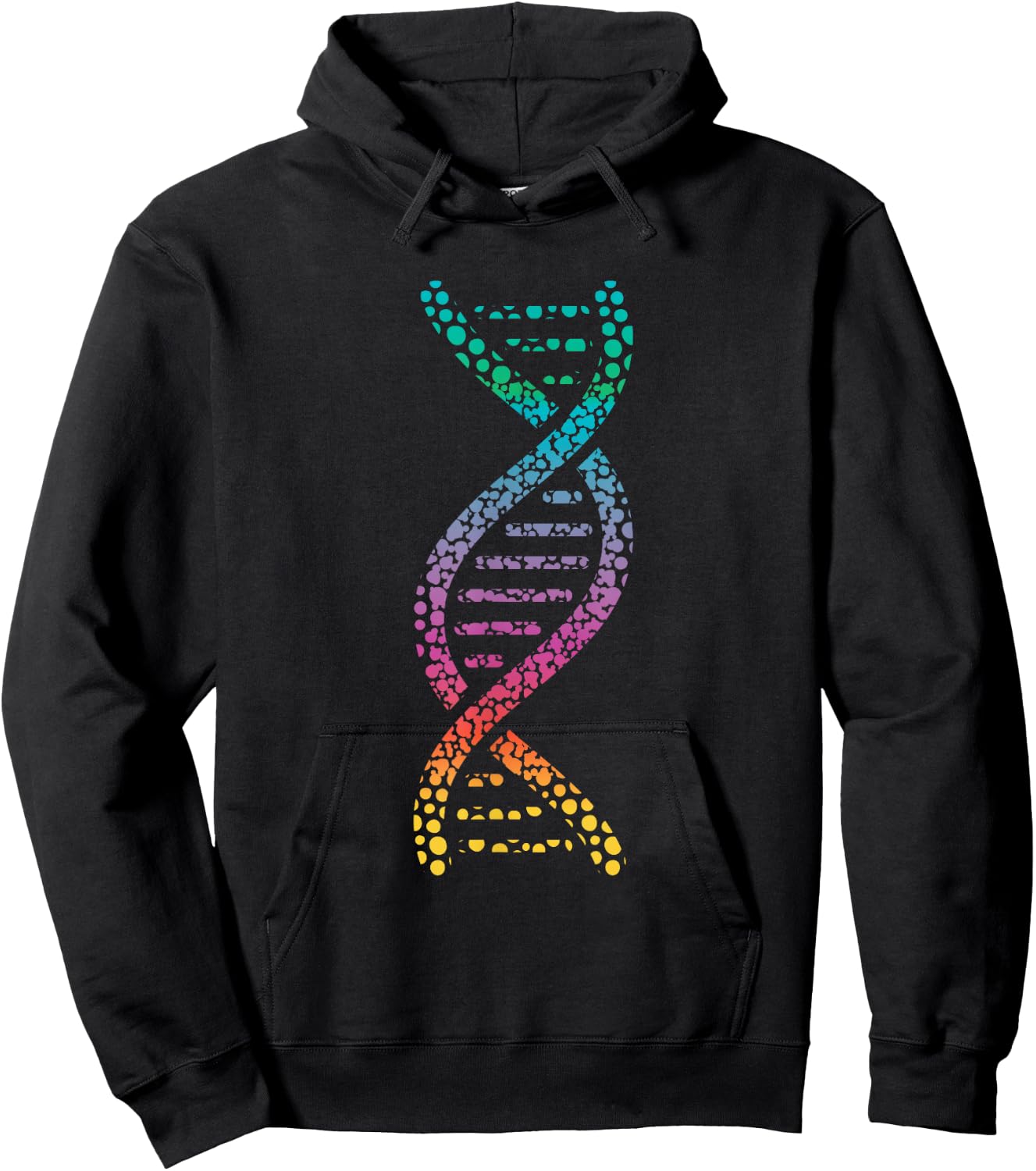 DNA Molecular World Genes Biology Lover Geek Gift Hoodie - Hoodie | Black