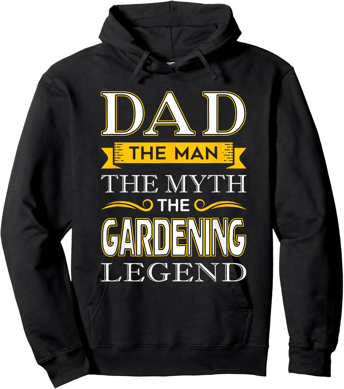 Gardener Dad Gifts for Dad Gardening Fathers Day Hoodie - Hoodie | Black