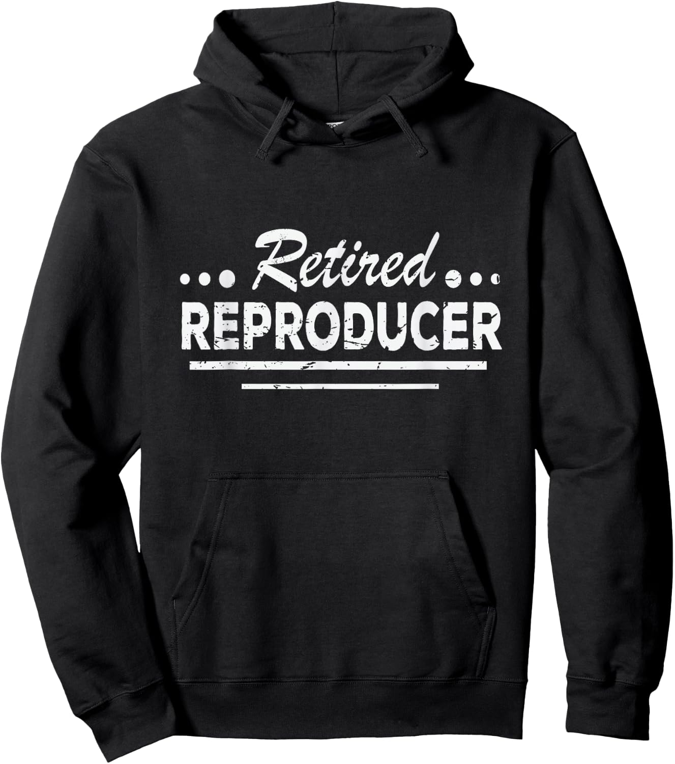 Funny Retired Producer Shirt Vasectomy Gift Hoodie - Hoodie | Black