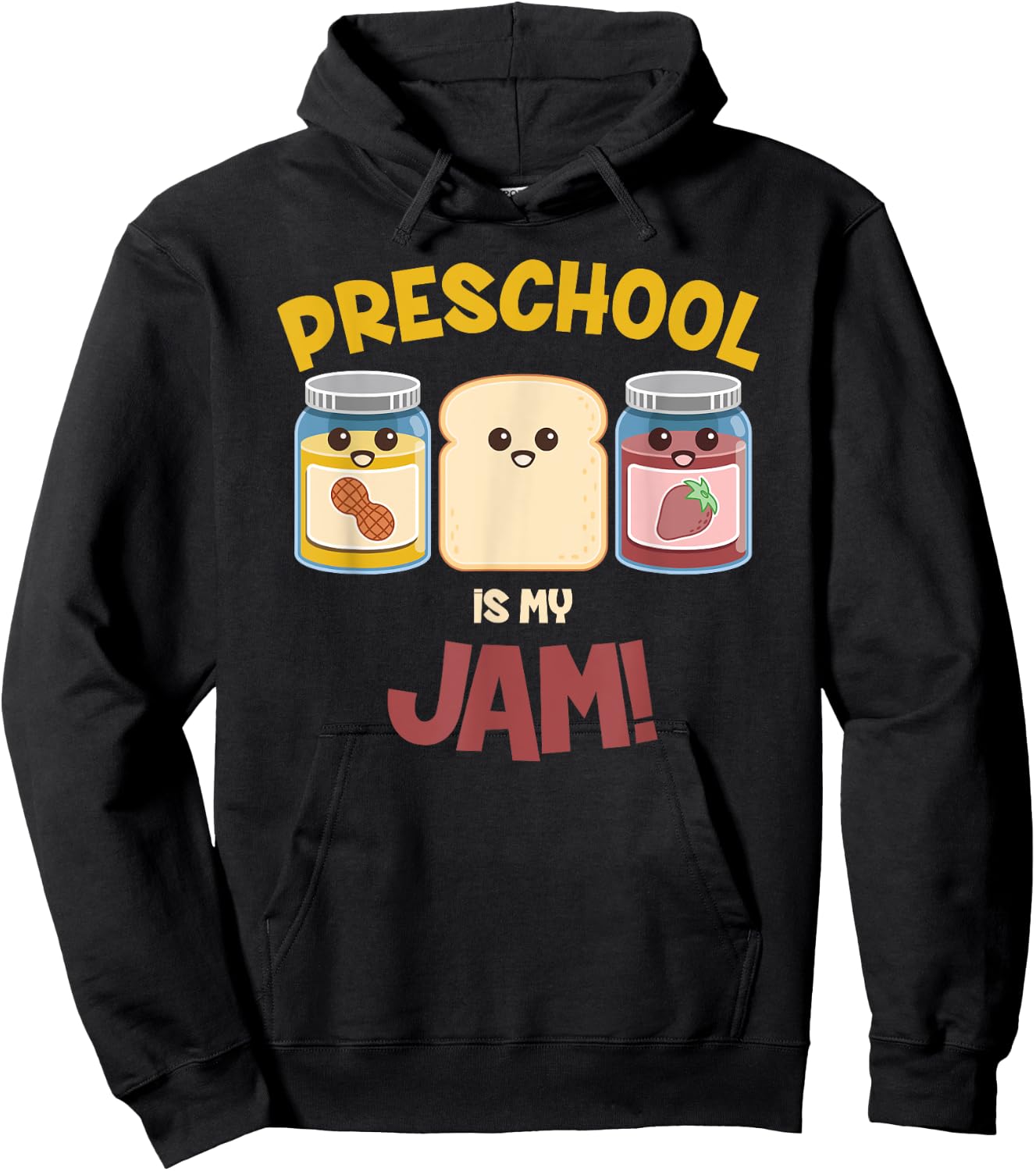 Preschool Is My Jam Teacher Shirt Hoodie - Hoodie | Black