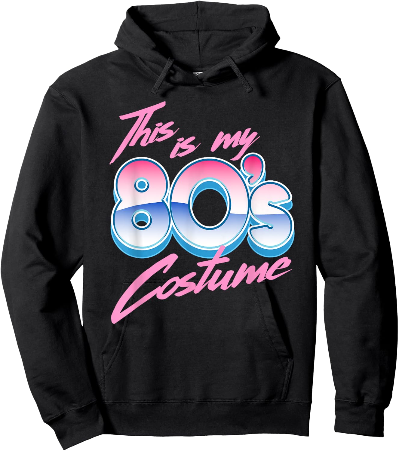 This Is My 80s Costume Hoodie - Hoodie | Black