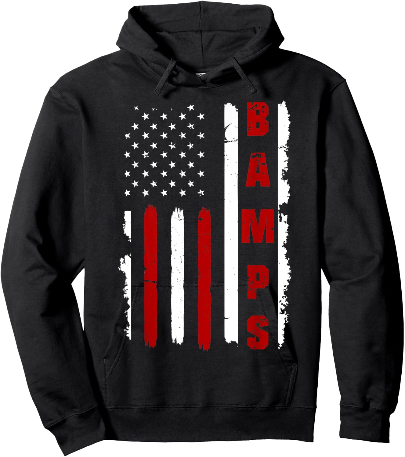 Cool American Flag, Father's day Shirt for Bamps Men Hoodie - Hoodie | Black