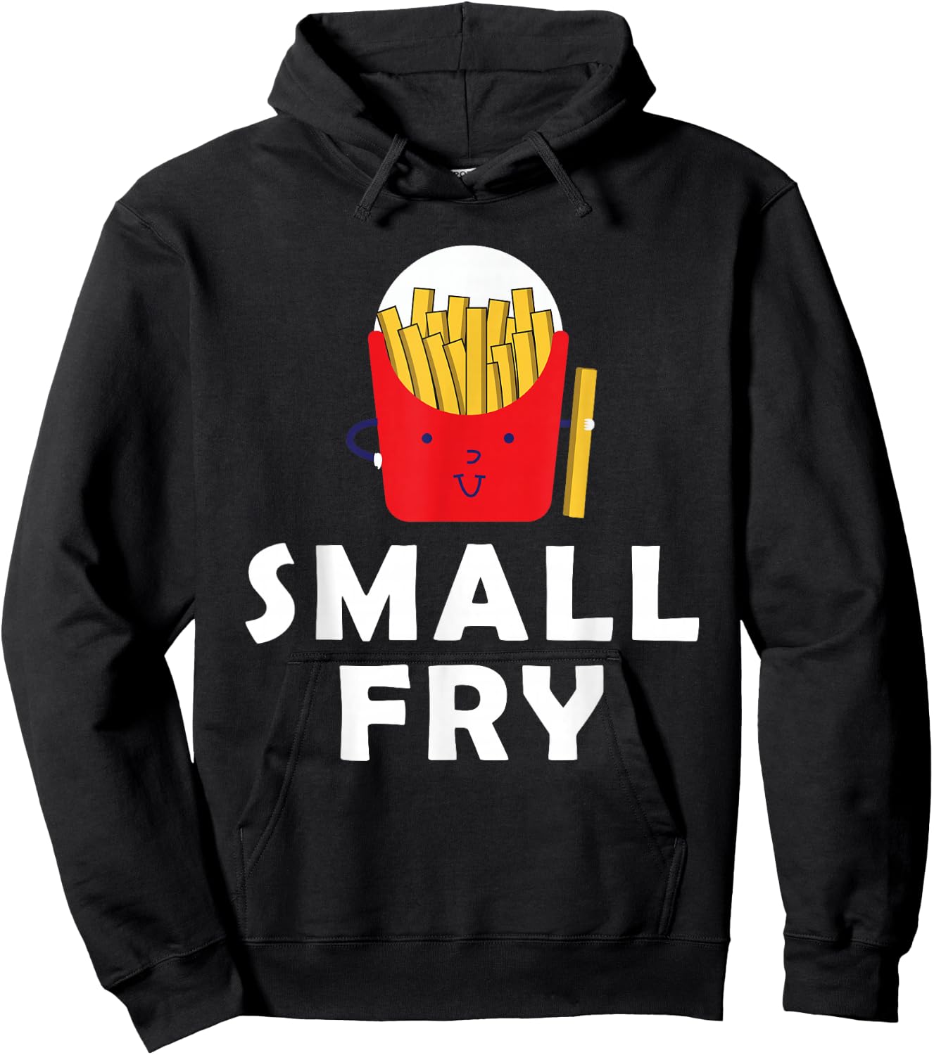 Small Fry - French Fry Shirt Toddler for Boys & Girls Hoodie - Hoodie | Black