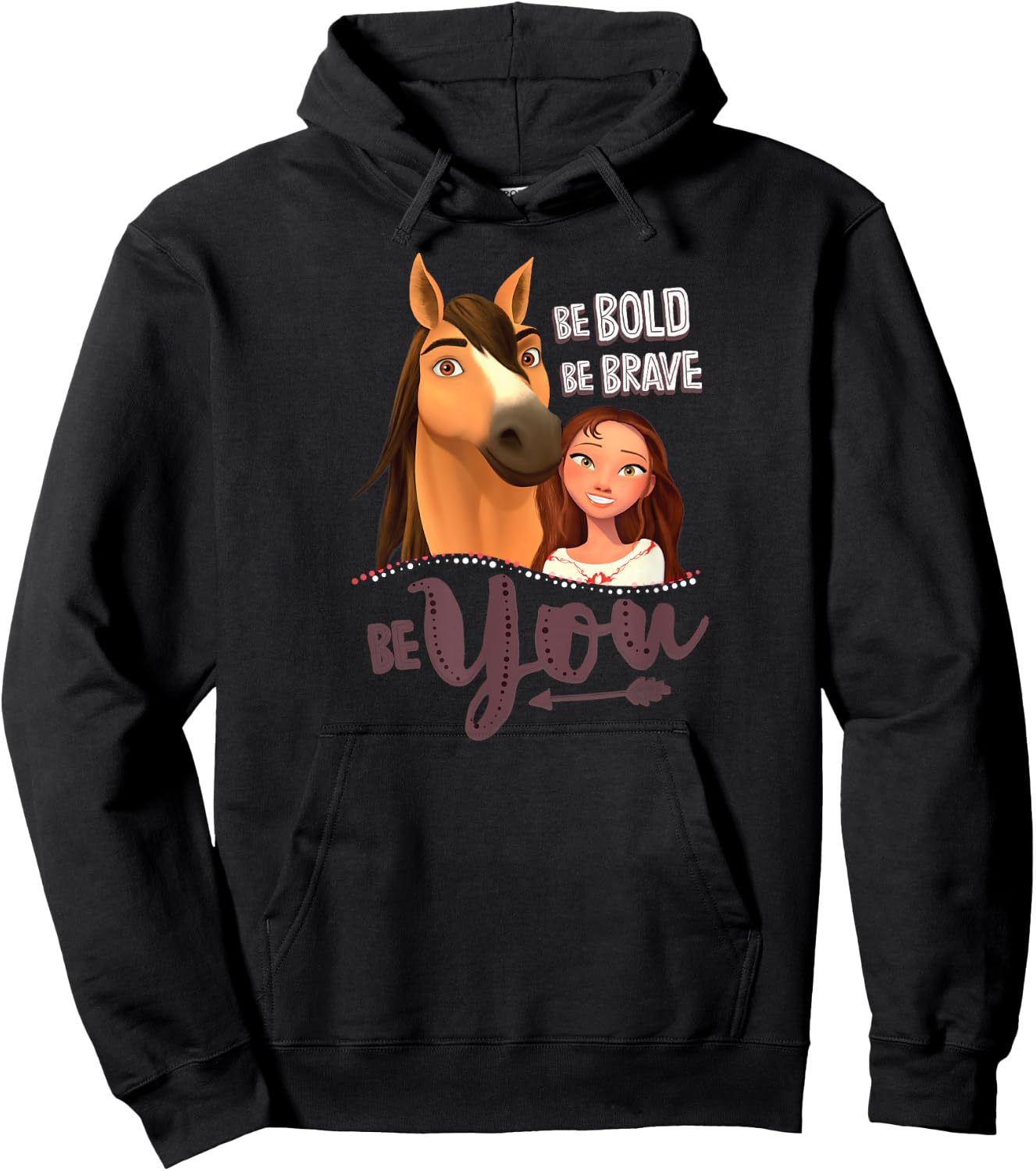 DreamWorks Spirit Riding Free Be You Hoodie - Hoodie | Black