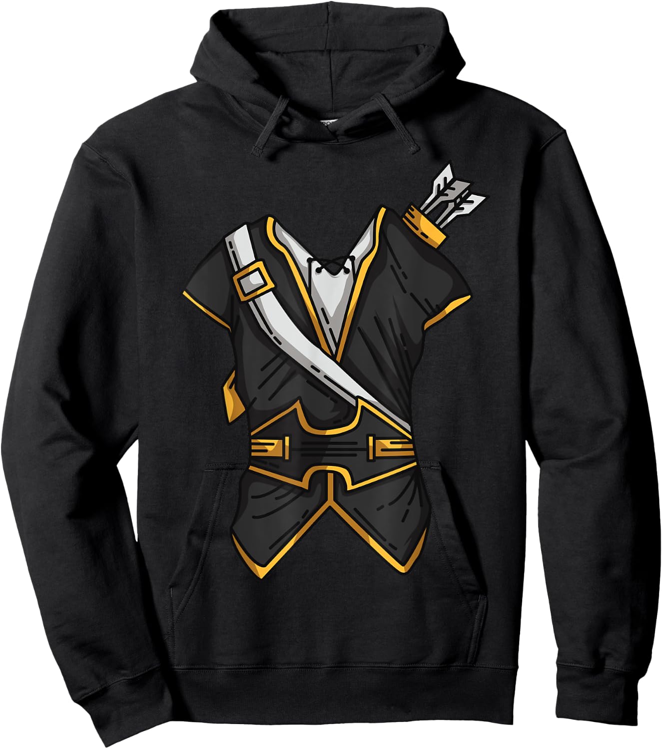 Huntsman Hunter Cool Lazy Easy Cosplay Halloween Costume Hoodie - Hoodie | Black