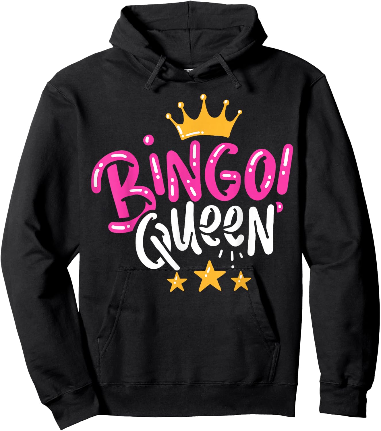 Bingo Gift Queen Hoodie - Hoodie | Black