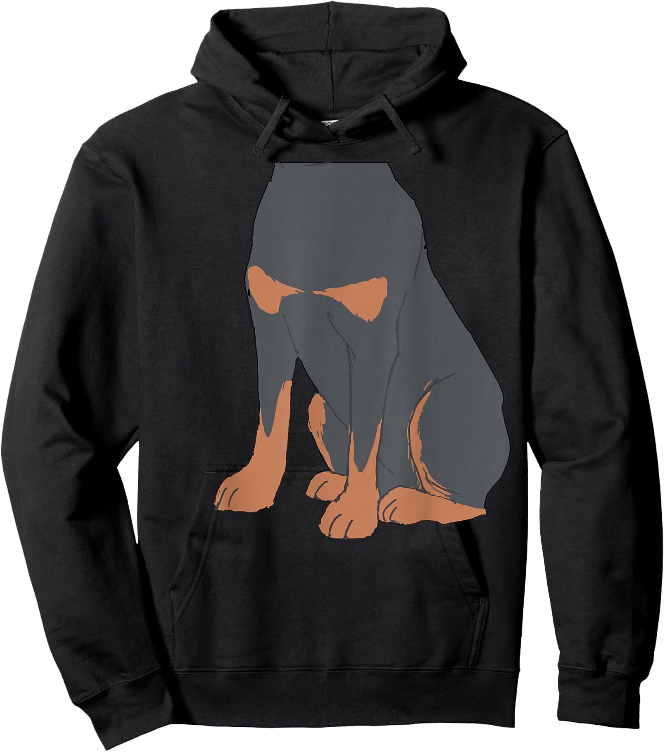 Halloween Rottweiler Dog Body Costume Shirt for Kids Hoodie - Hoodie | Black