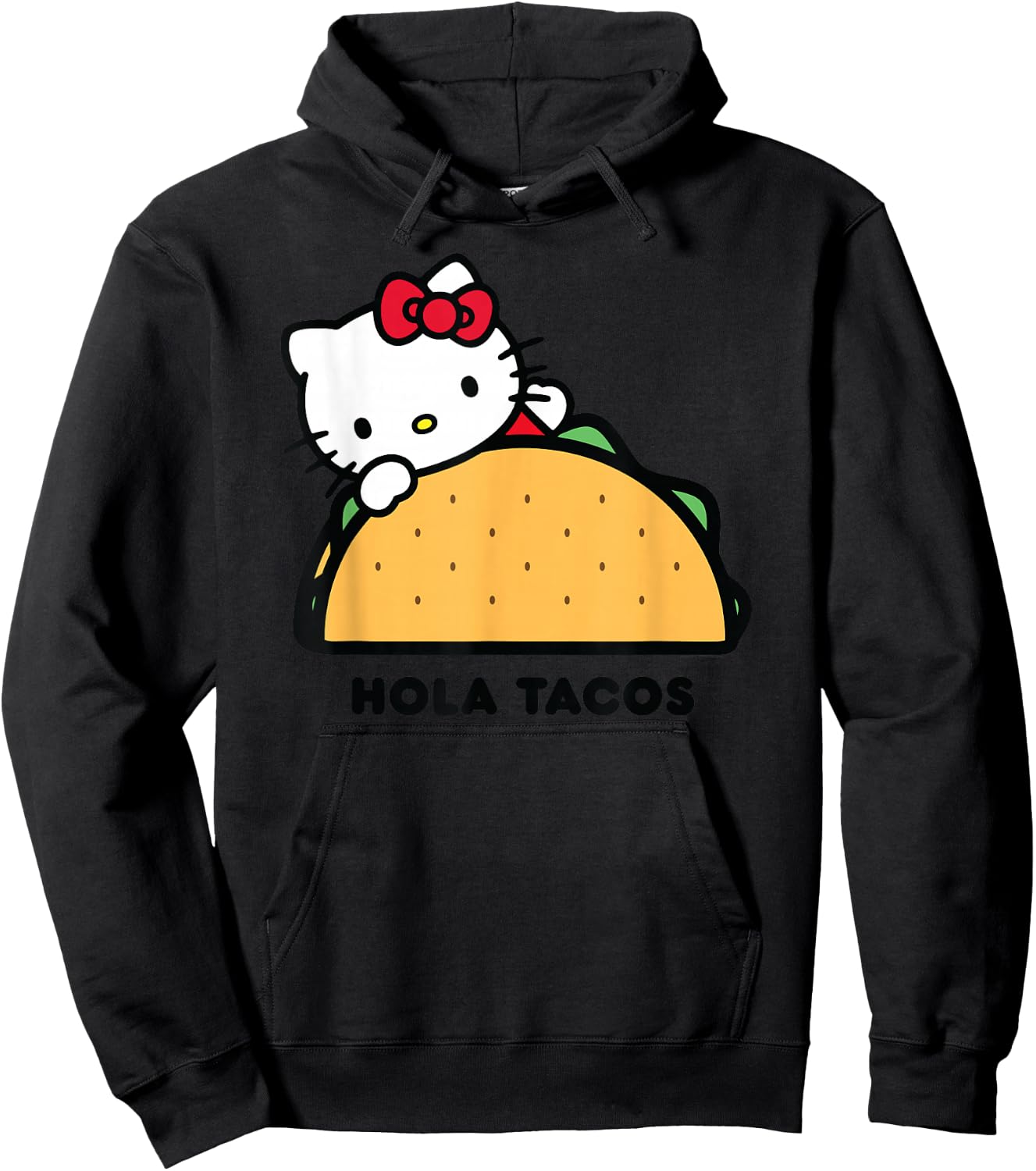 Hello Kitty Hola Tacos Hoodie - Hoodie | Black