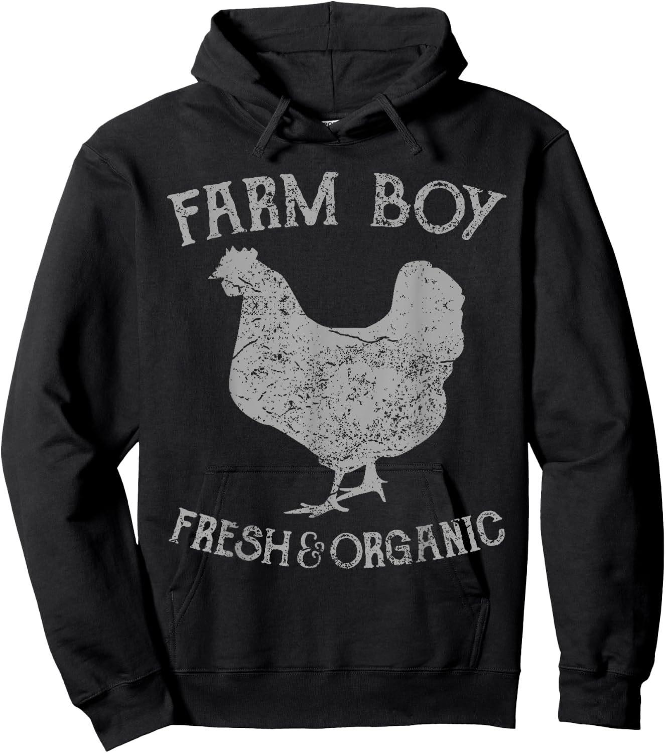 Farm Boy - Fresh and Organic shirt Hoodie - Hoodie | Black