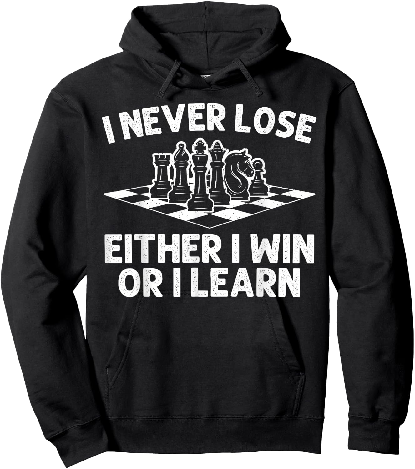 Funny Chess Gift Chess Lover Accessories & Stuff -Adult Chess-themed Modern Black Small Chess Enthusiasts Men Women Winter Short Sleeve Hoodie - Hoodie | Black