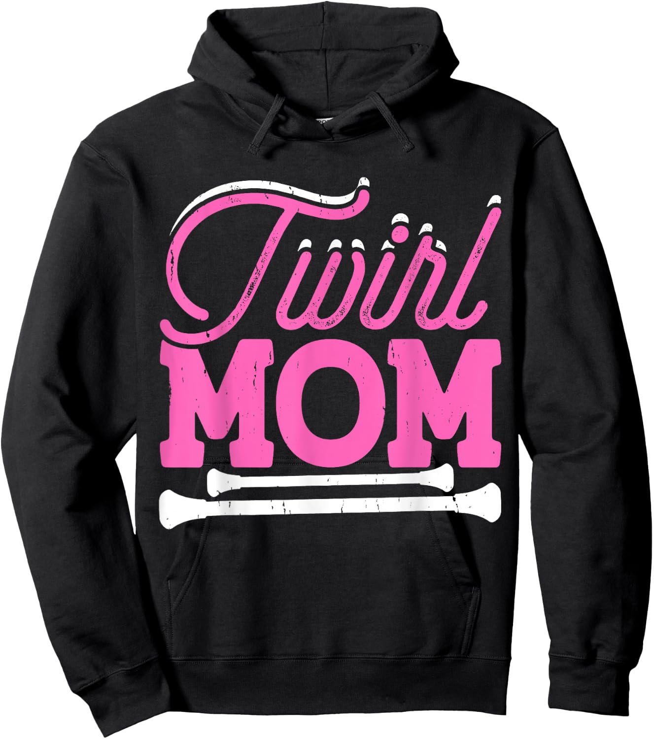 Twirl Mom Hoodie - Hoodie | Black