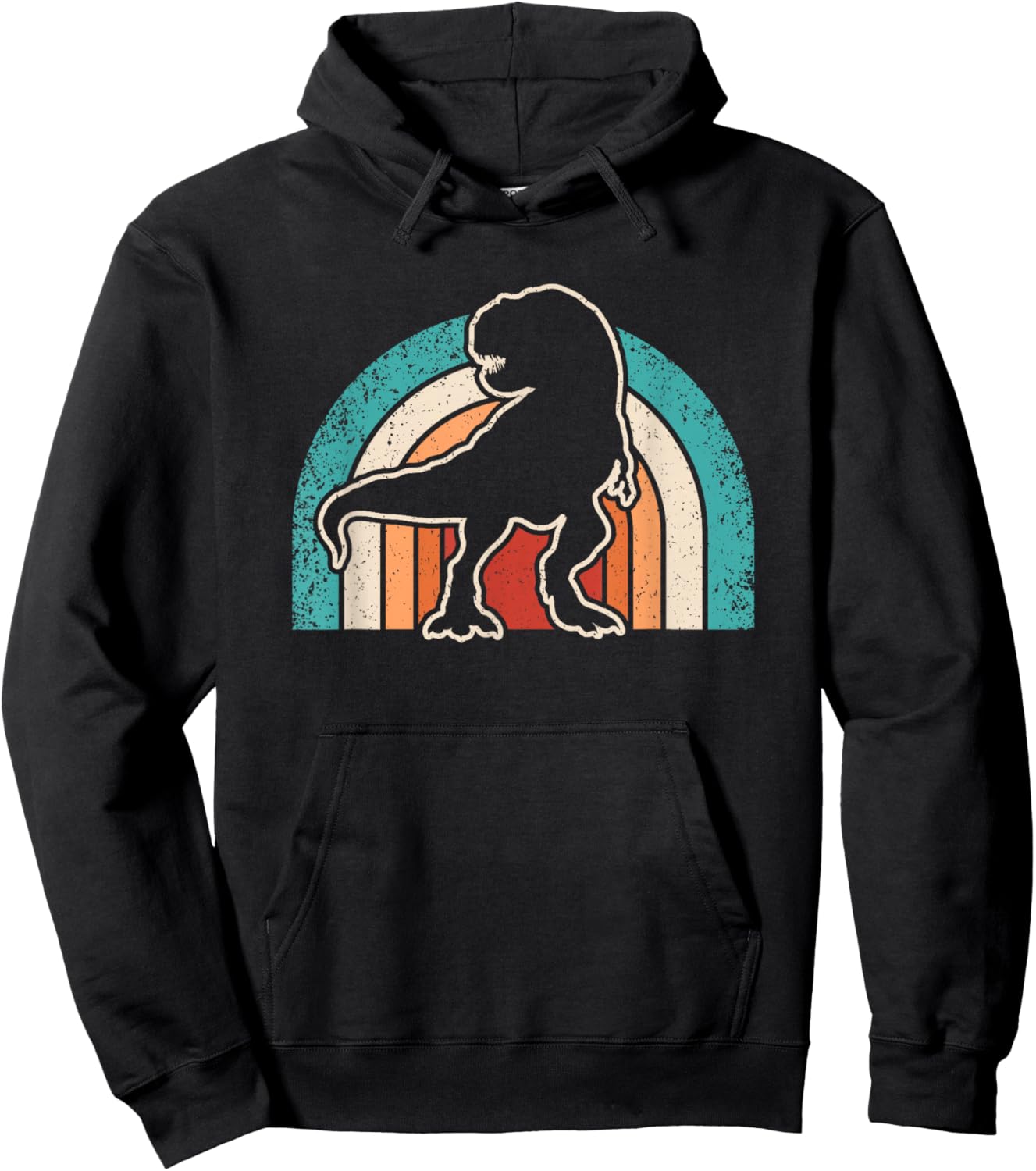 Retro Dinosaur Lover Dino T-Rex Men Boys Kids Hoodie - Hoodie | Black