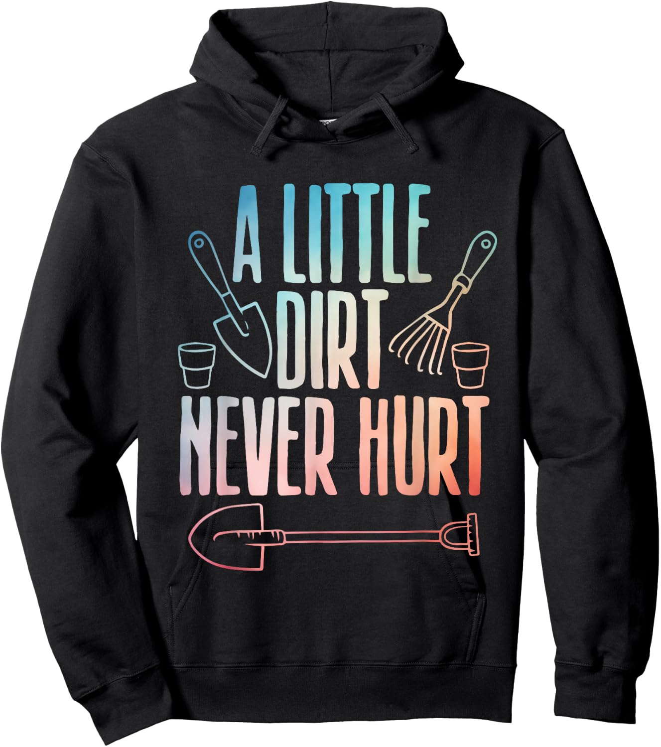 Cool Gardening Art Women Gardener Garden Plant Lover Hoodie - Hoodie | Black