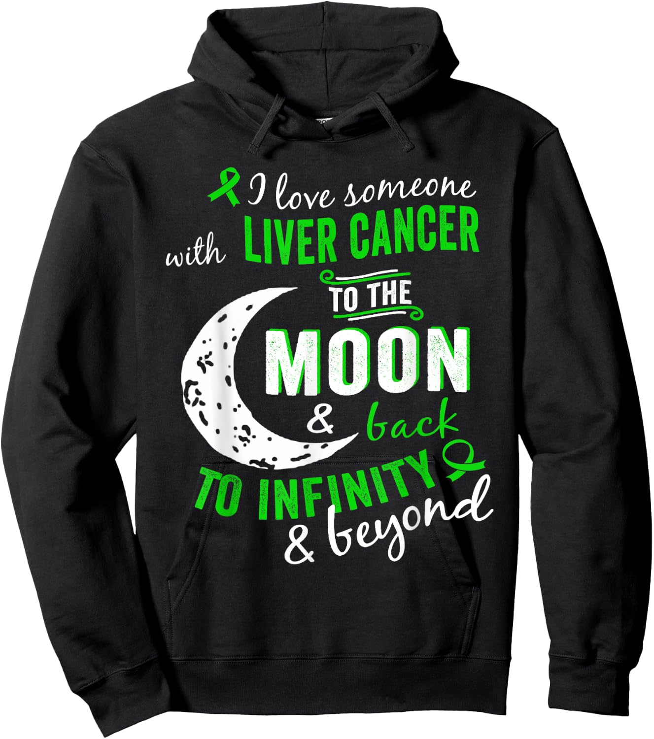 Liver Cancer Shirt - Liver Cancer Awareness Shirt Hoodie - Hoodie | Black